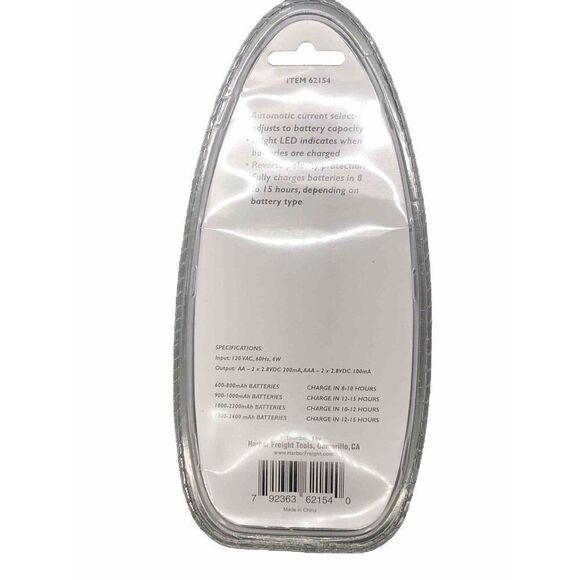 THUNDERBOLT Magnum Slim Wall Mount AA/AAA Battery Charger NEW —4 NiMH At 1 Time - Picture 3 of 11